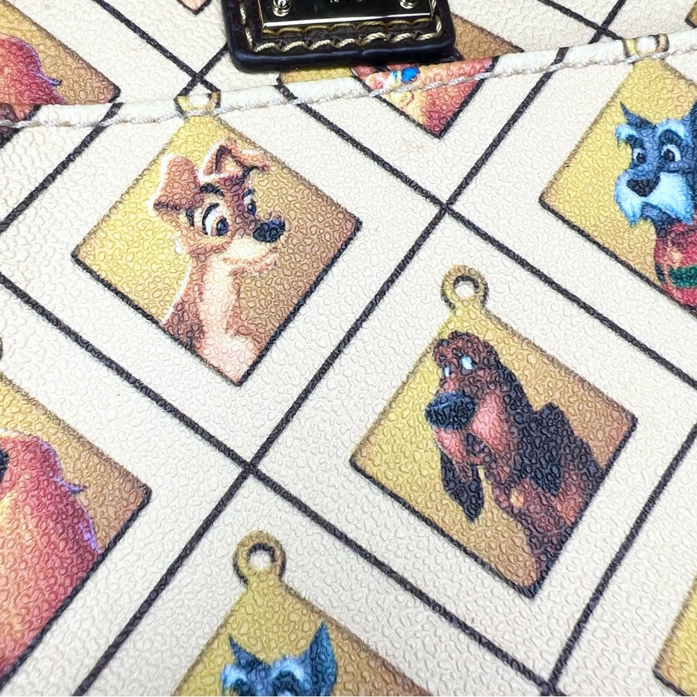 Disney Parks Dooney & Bourke Lady and the Tramp Dogs Crossbody Bag Retired Rare! - Picture 5 of 15